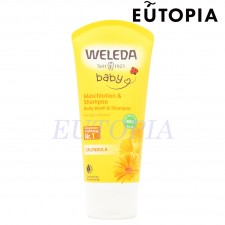 Weleda[新.德國版]金盞花嬰兒洗髮沐浴露200ml[平行進口]4001638523127